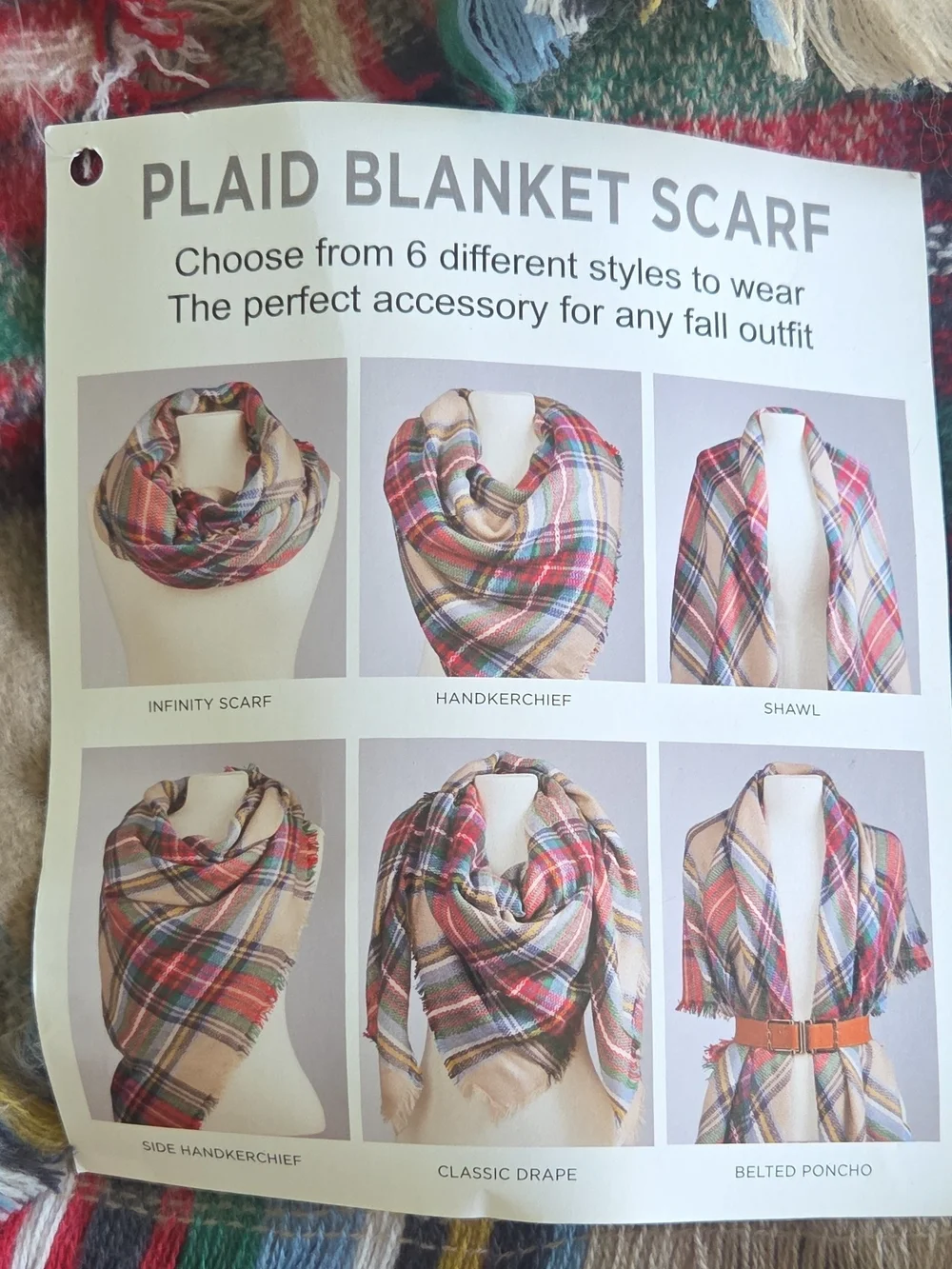 Fashion By Mirabeau soft plaid
